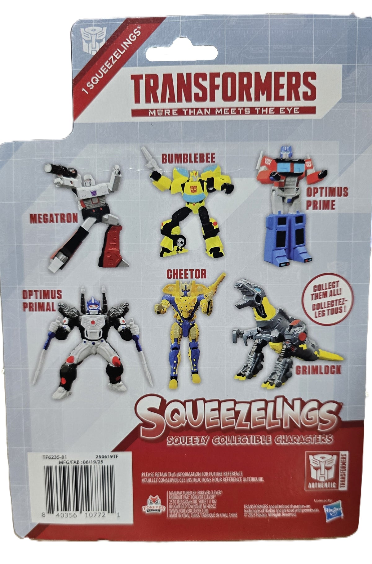 Transformers Grimlock Squeezelings Collectible Toy