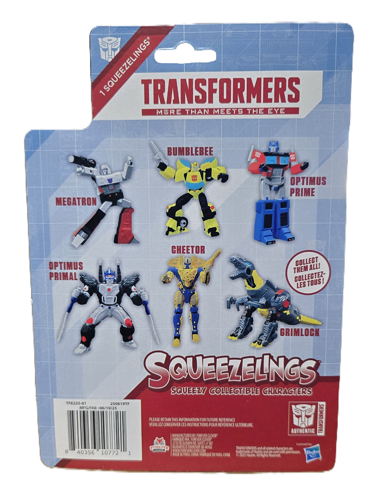 Transformers Bumblebee Squeezelings Collectible Figure